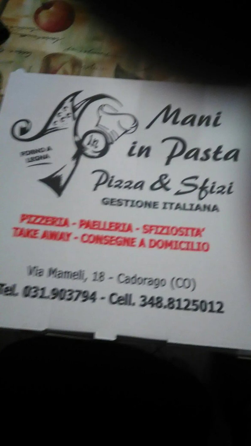 Mani In Pasta Pizza & Sfizi