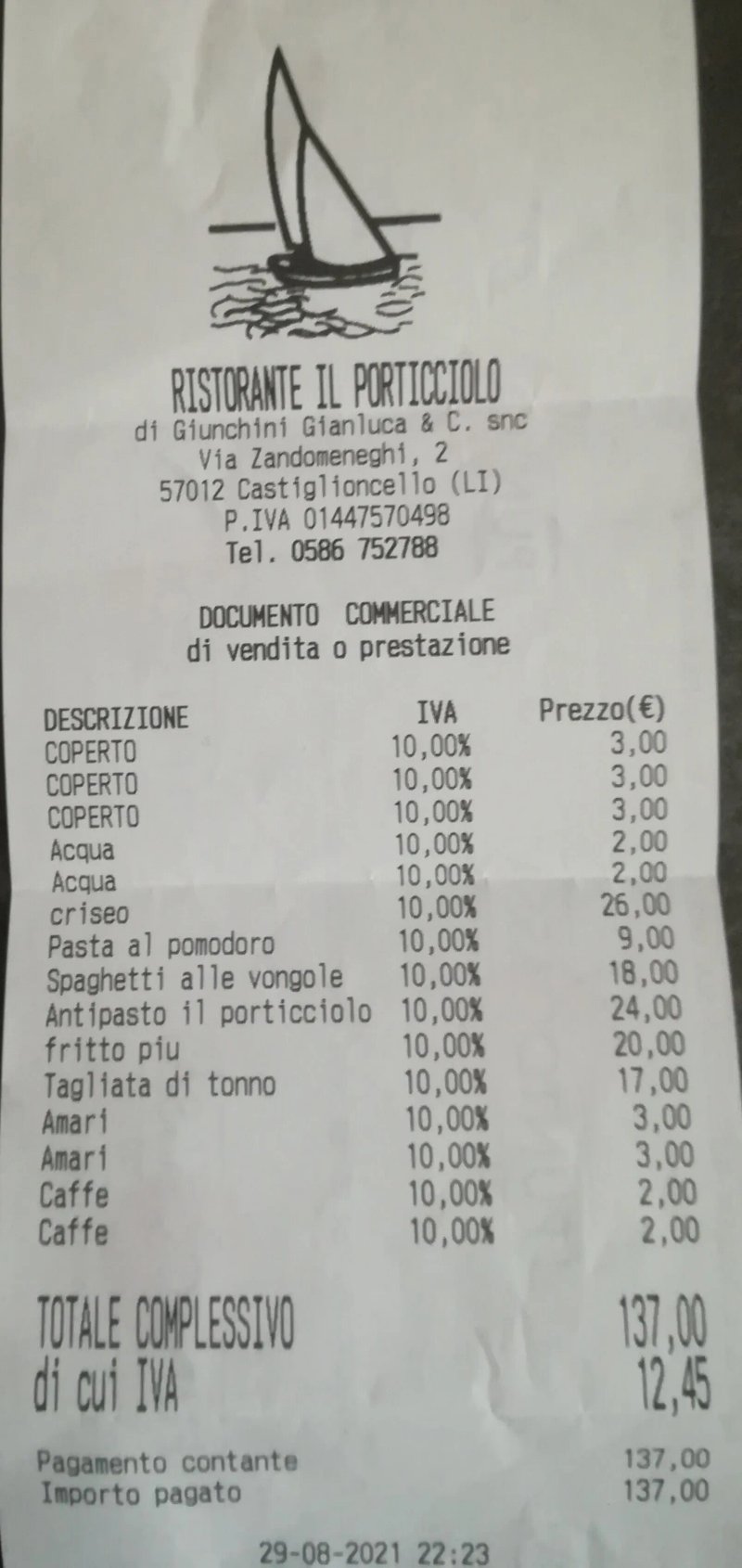 Ristorante Il Porticciolo