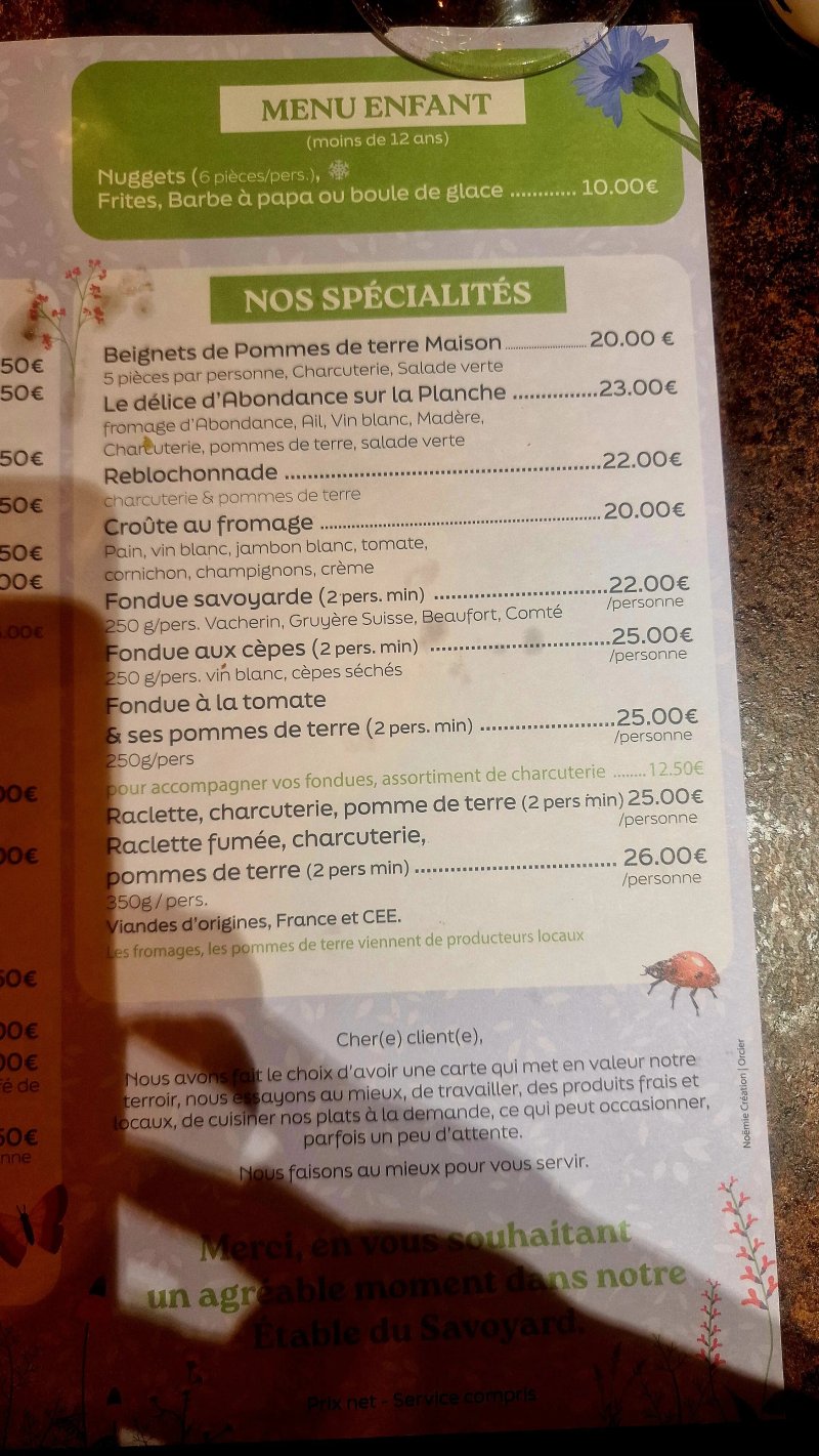 L'etable du Savoyard