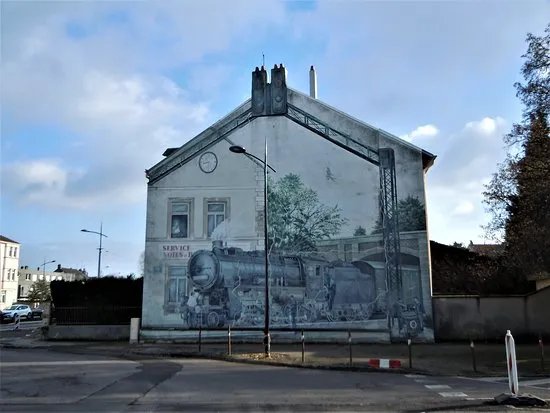 Fresque Le Chemin de Fer a Yutz