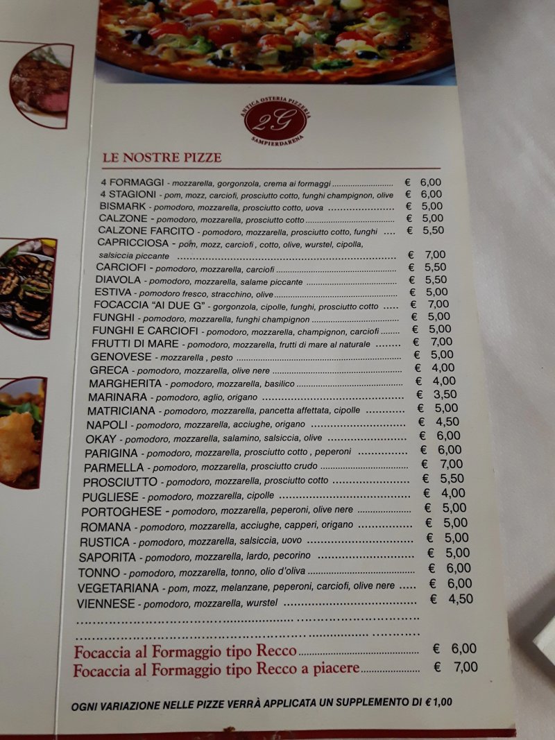Osteria ai 2 G