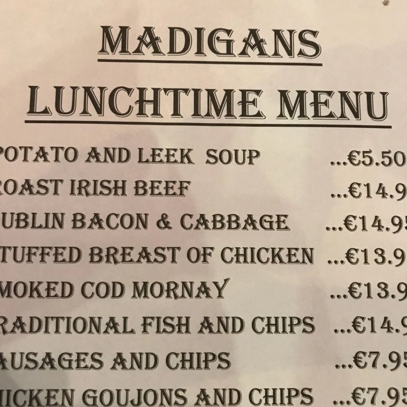 Madigan's Pub North Earl Street