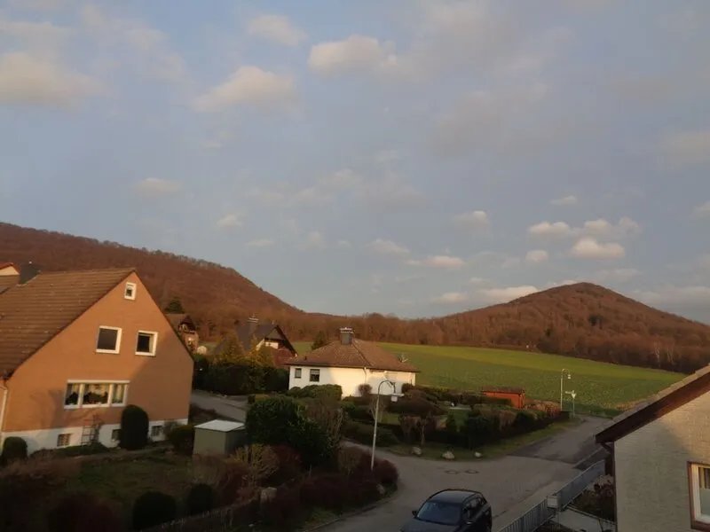Apartment with a view of the Weser Uplands and a convenient location