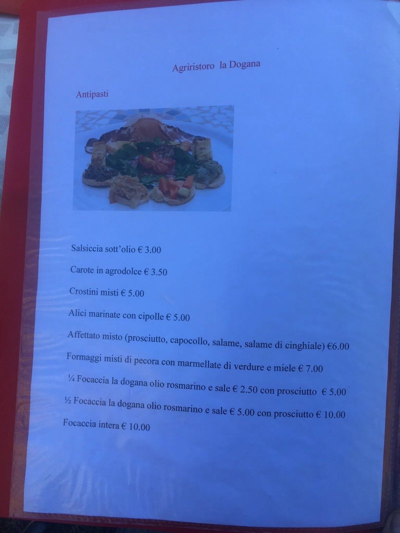Agriristoro Focacceria La Dogana