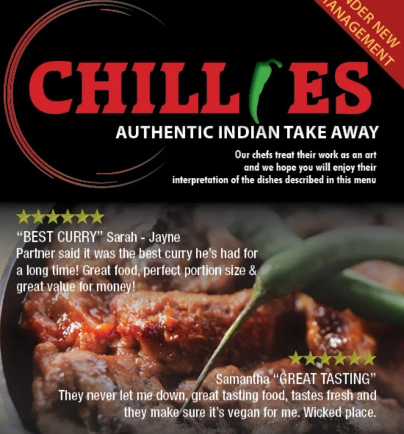 Chillies Indian Takeaway