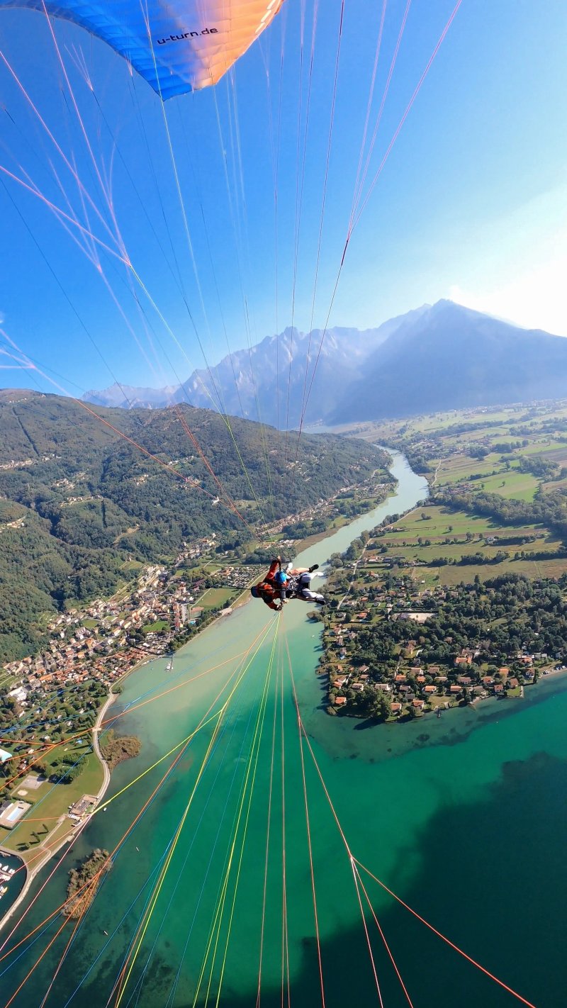 Como Lake Paragliding