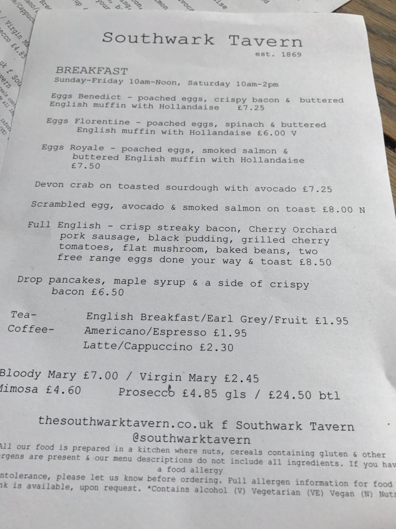 The Southwark Tavern