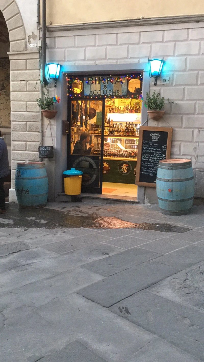 Birra e acciughe