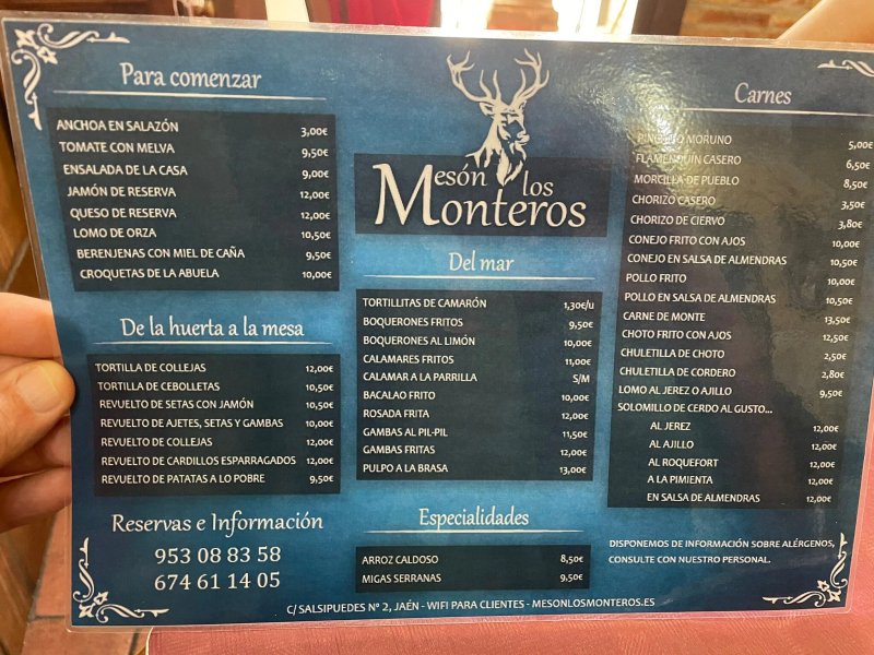 Meson Los Monteros Jaen