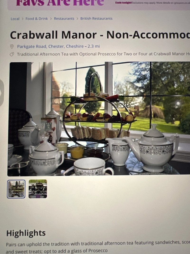 The Chester Crabwall Manor Restaurant