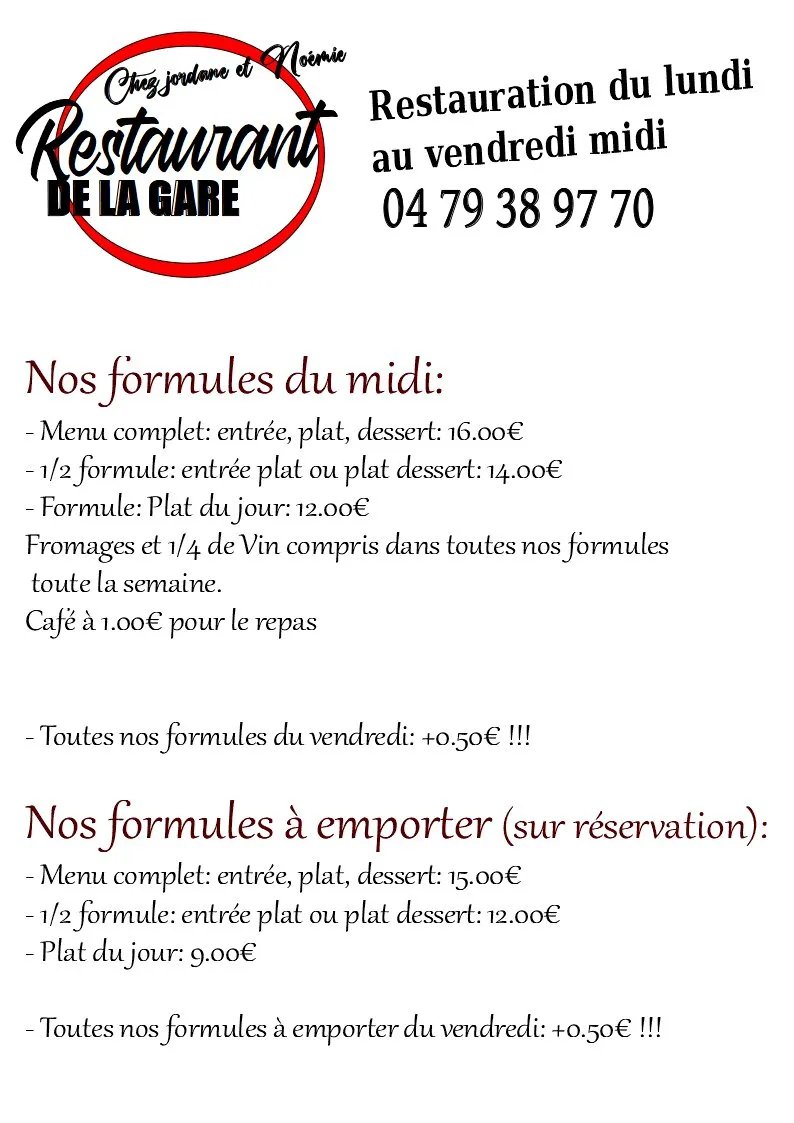 Bar Restaurant de la Gare