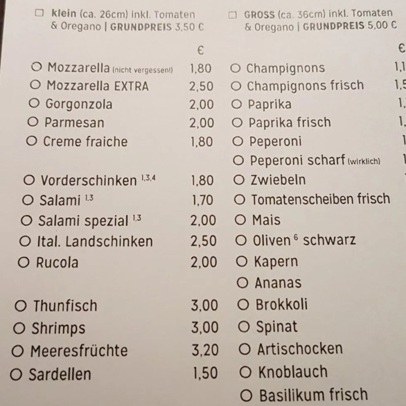 Hansls Holzofenpizzeria