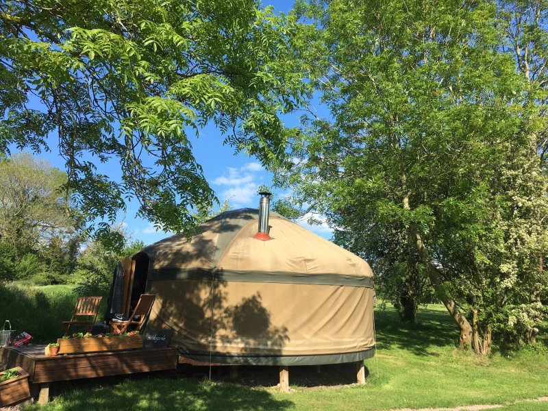 Mrs Mills' Yurts, May Hill Glamping