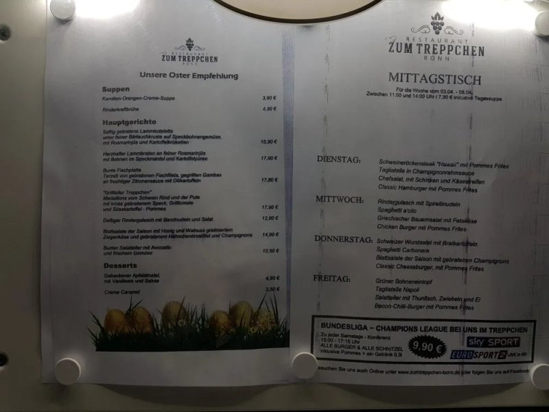 Restaurant Zum Treppchen Bonn Putzchen