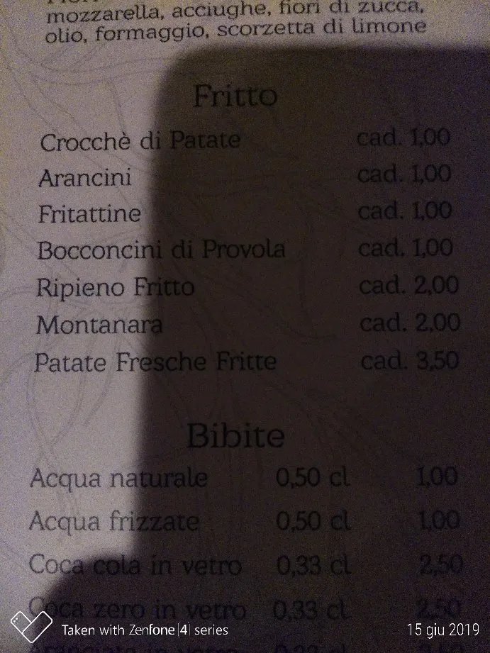 radici pizza and food