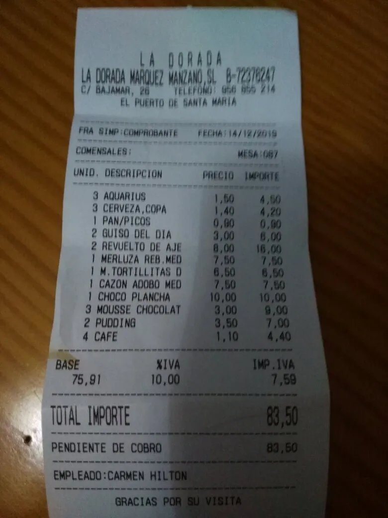 Restaurante Bar La Dorada