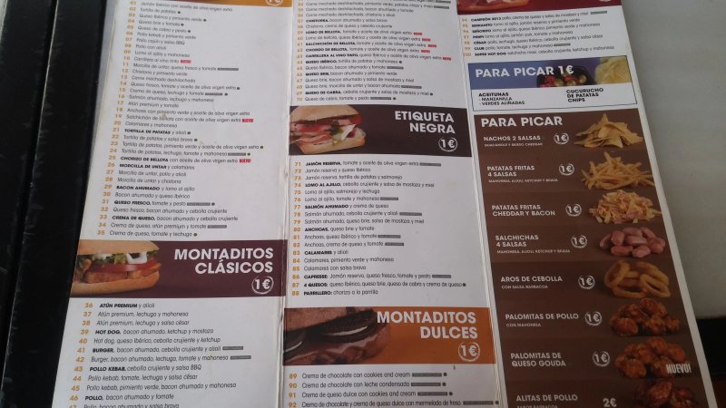 Cerveceria 100 Montaditos
