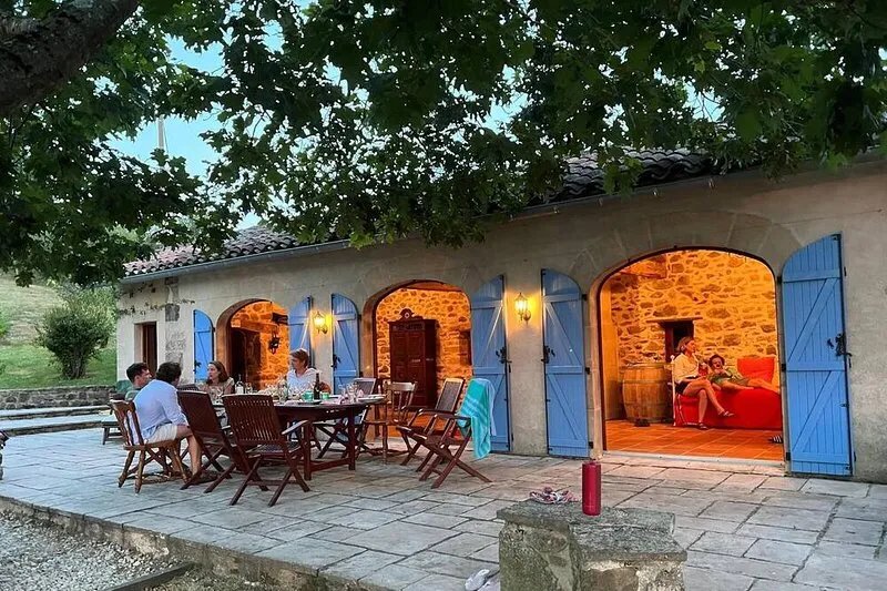 Beautifully restored, private and tastefully furnished farmhouse with a pool