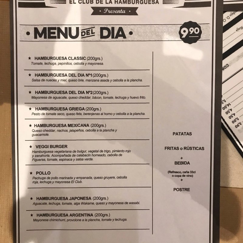 El Club De La Hamburguesa