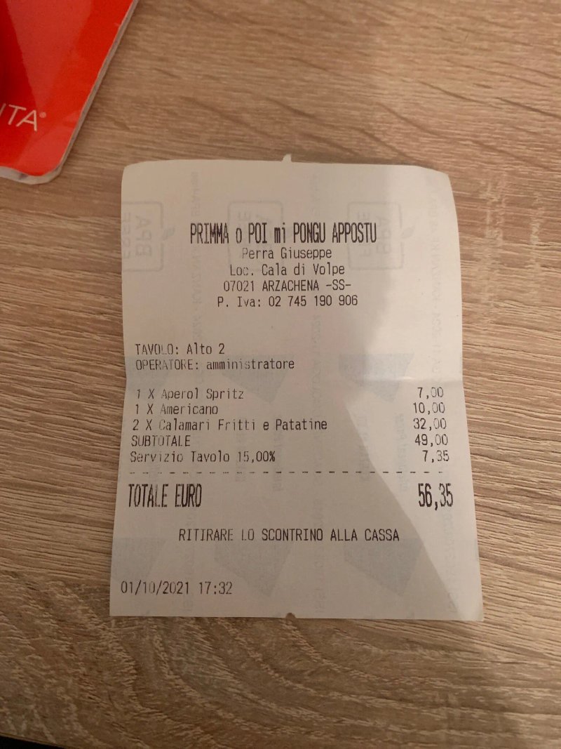 Primma o poi mi pongu appostu