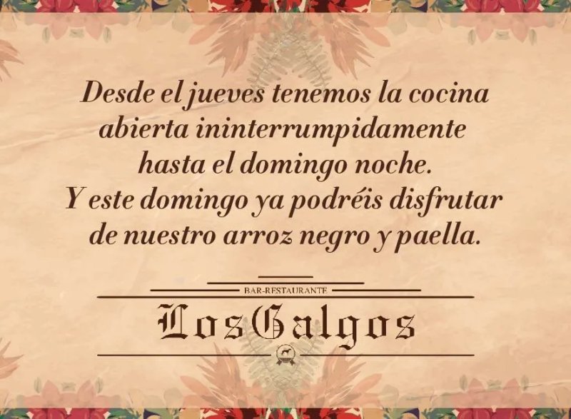 Bar-Restaurante Los Galgos