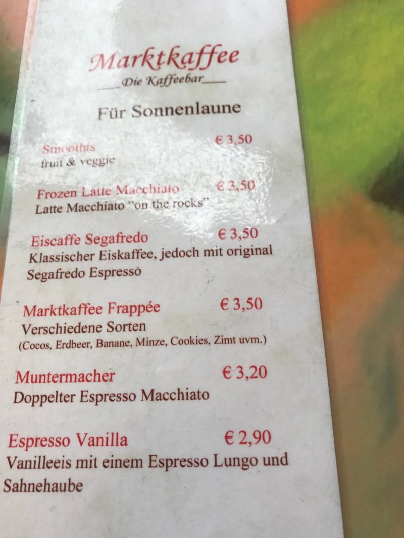 Marktkaffee - Die Kaffeebar