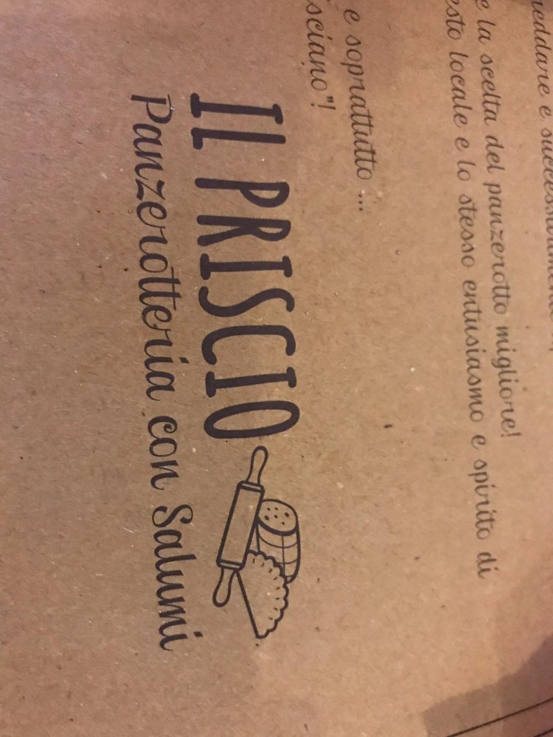 Il Priscio - Colonne - Panzerotteria con salumi
