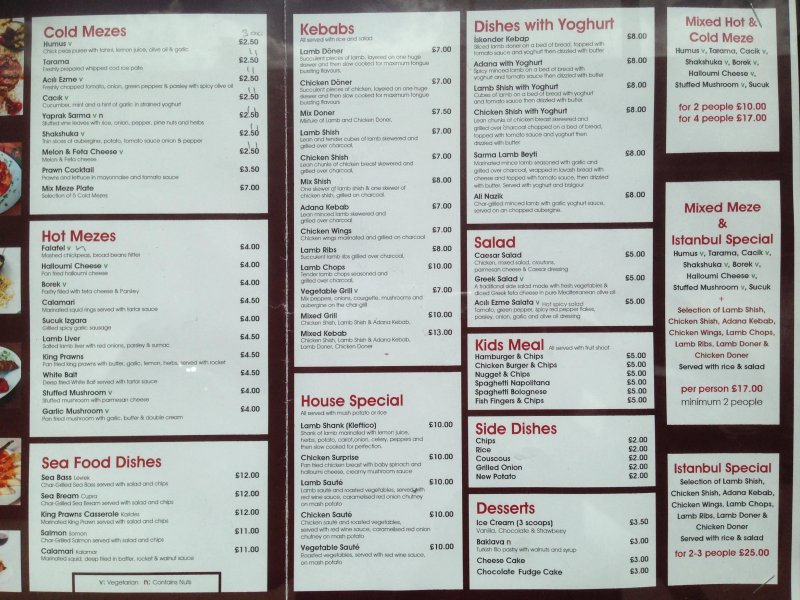 Istanbul Restaurant & Meze Bar