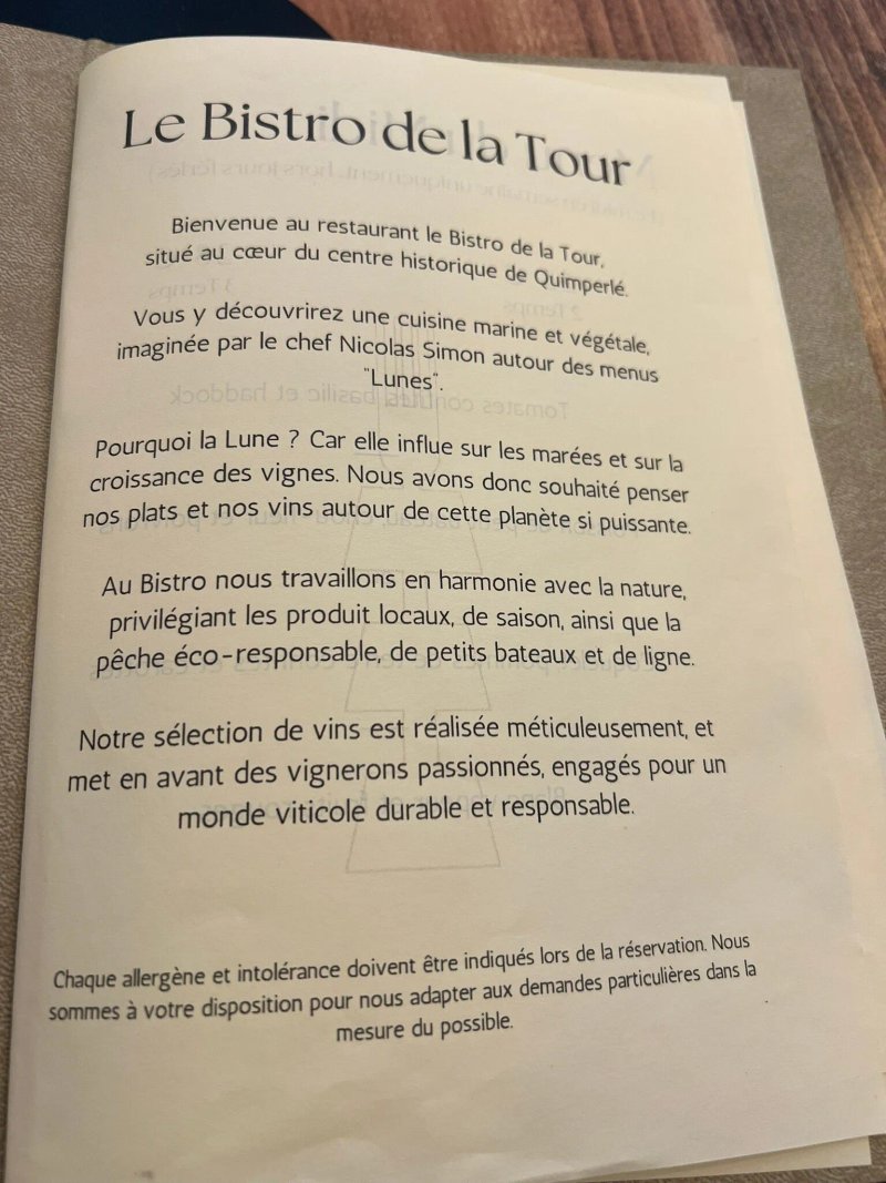 Le Bistro de la Tour