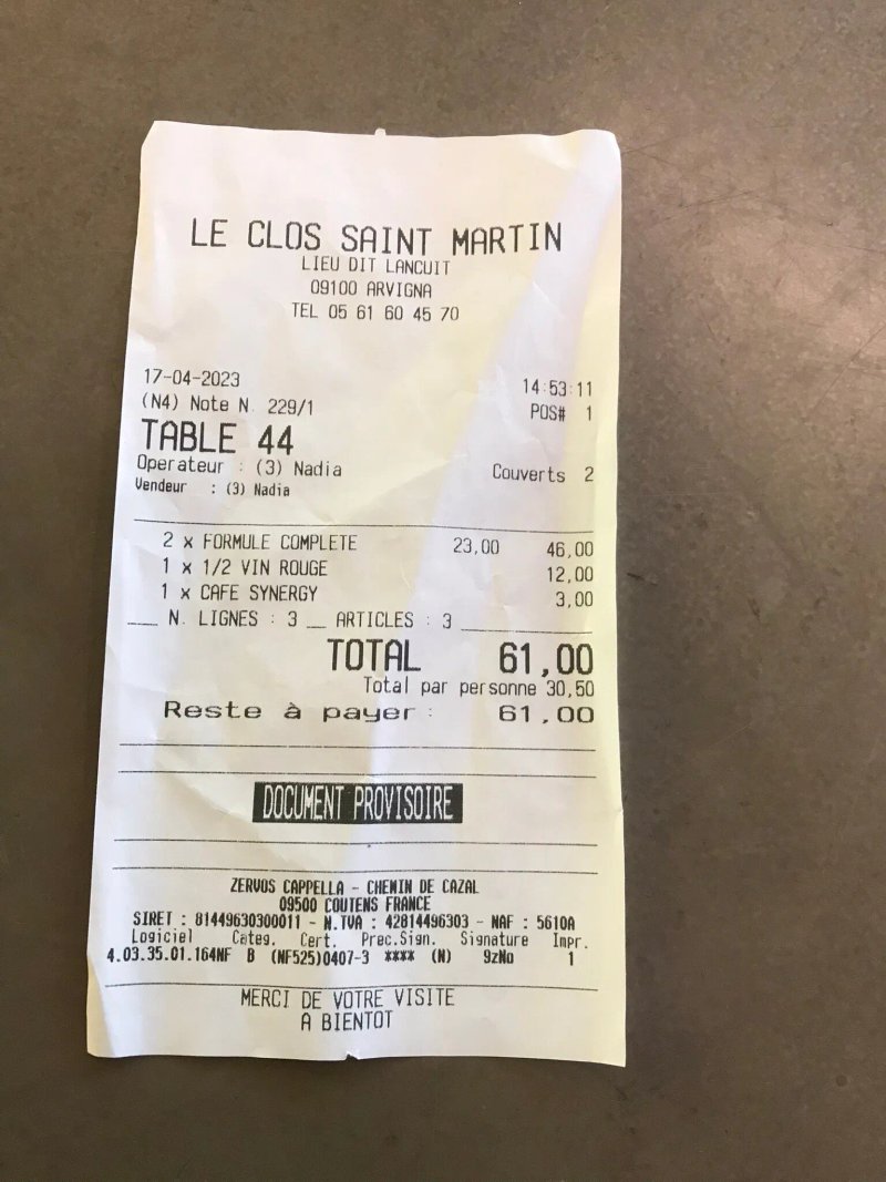 Le Clos Saint Martin - La Metairie