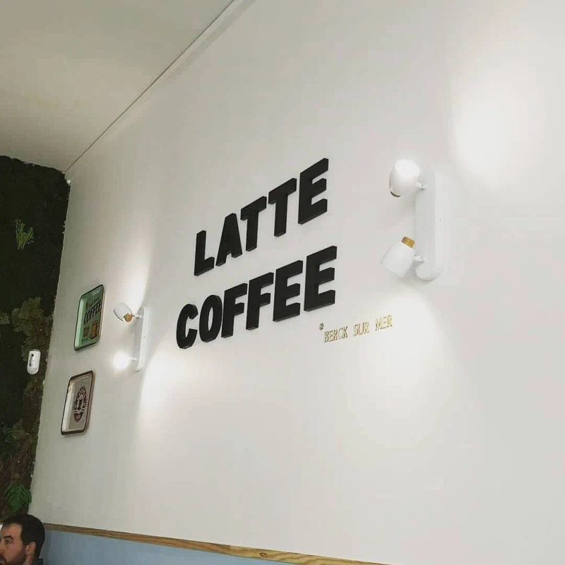 Latte coffee