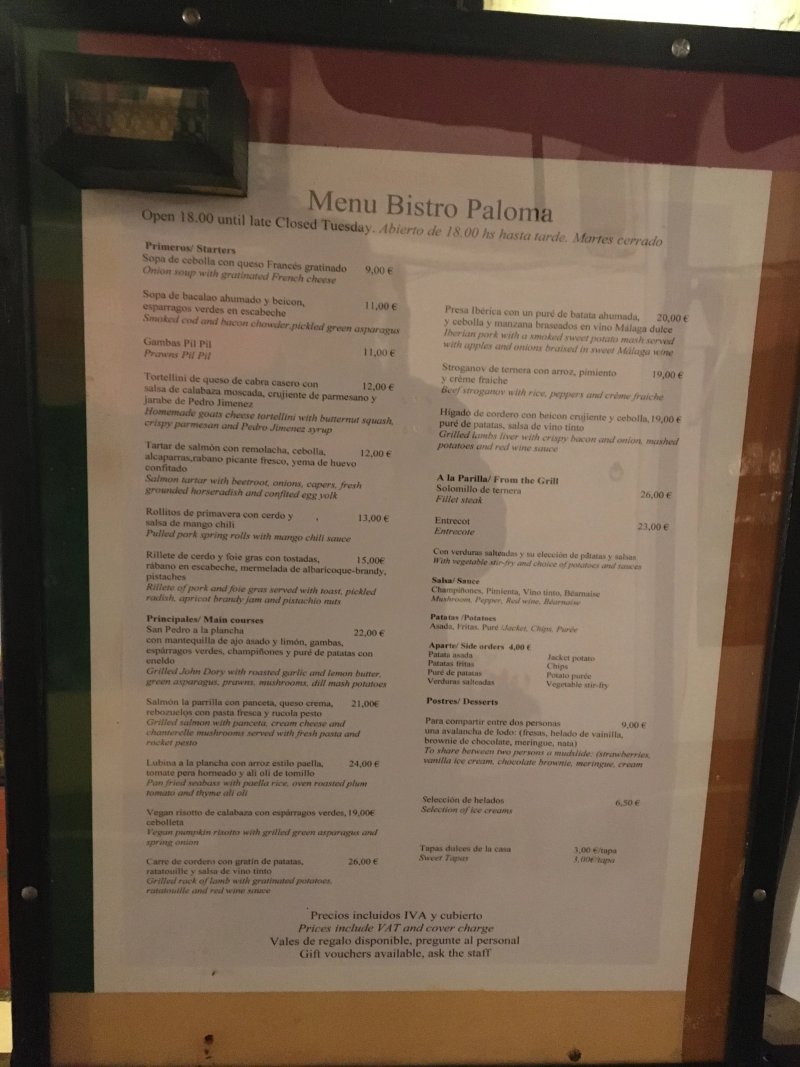 Bistro Paloma