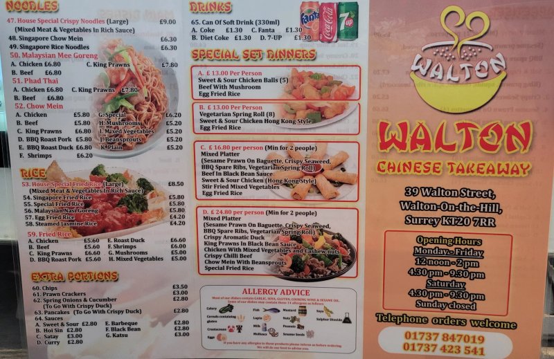 Walton Chinese Takeaway