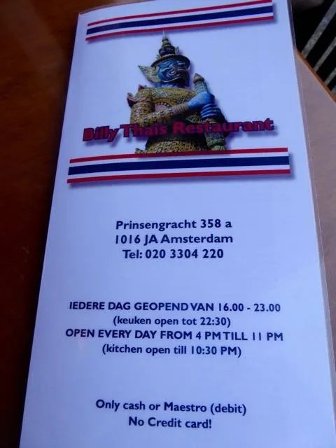 Billy Thai's Restaurant