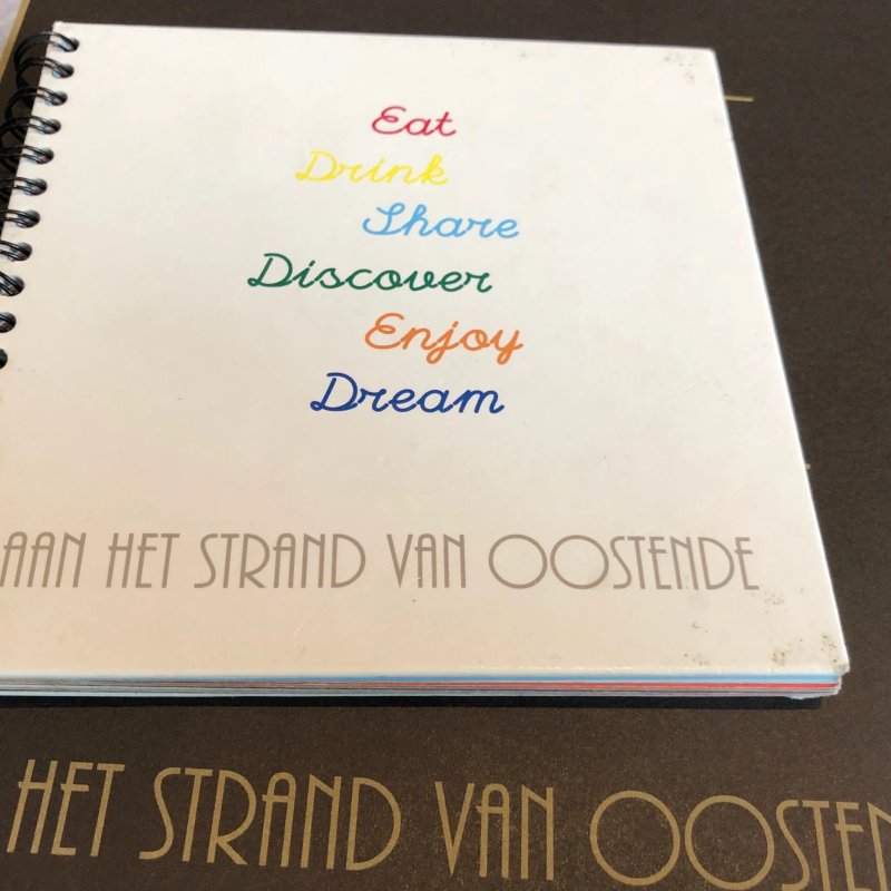 Aan het strand van Oostende