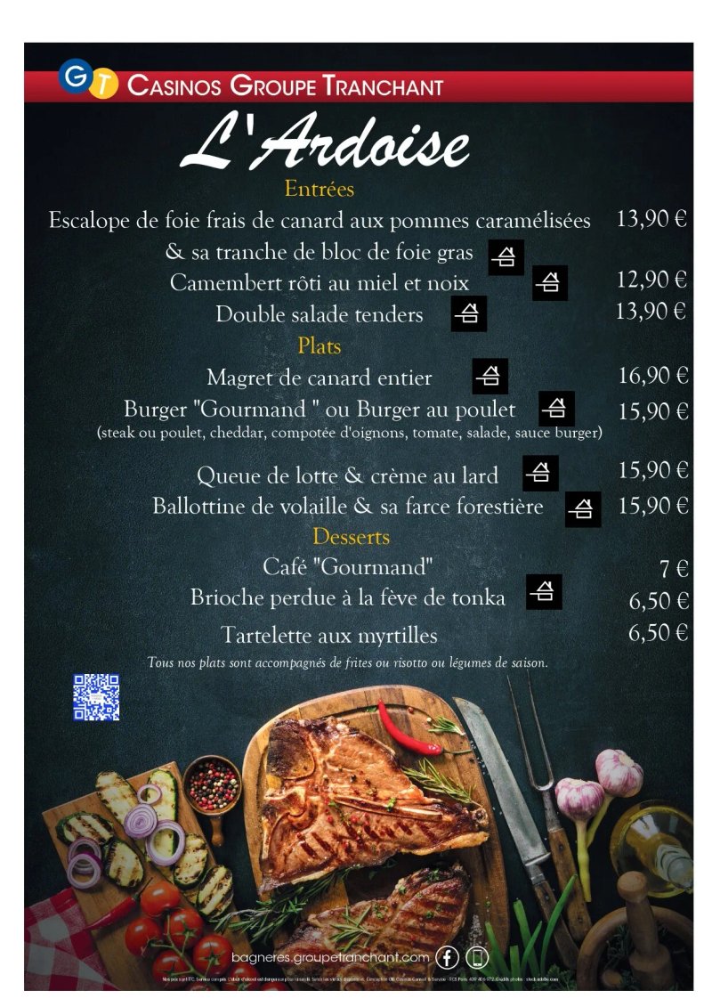 Restaurant Casino Bagneres-de-Bigorre