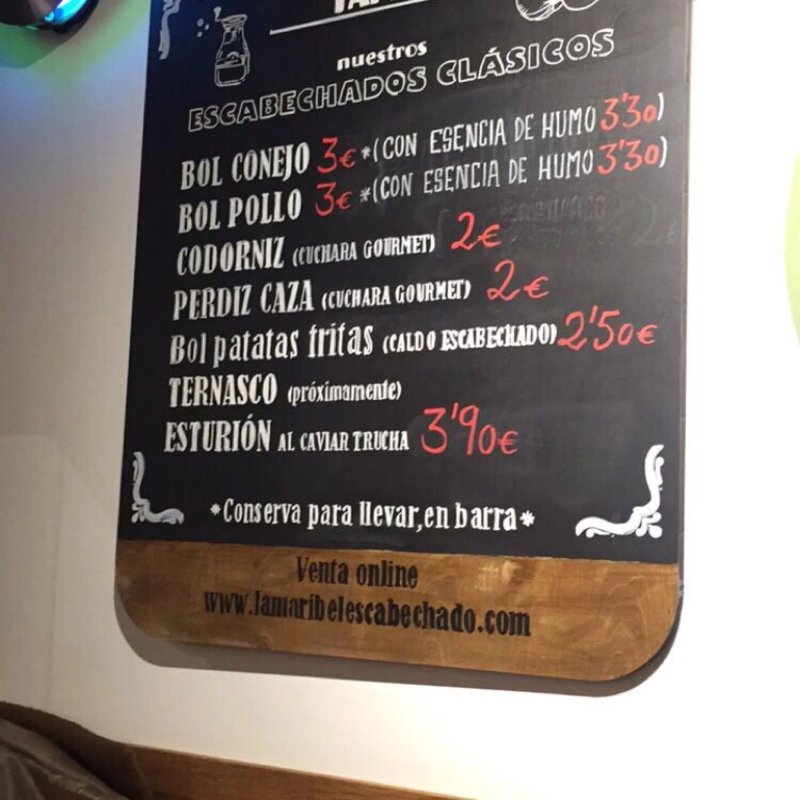 Lamaribel Escabechado