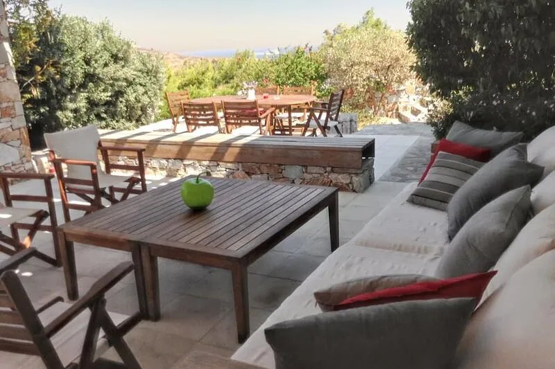 Homerez - House in Chrousa, sea view