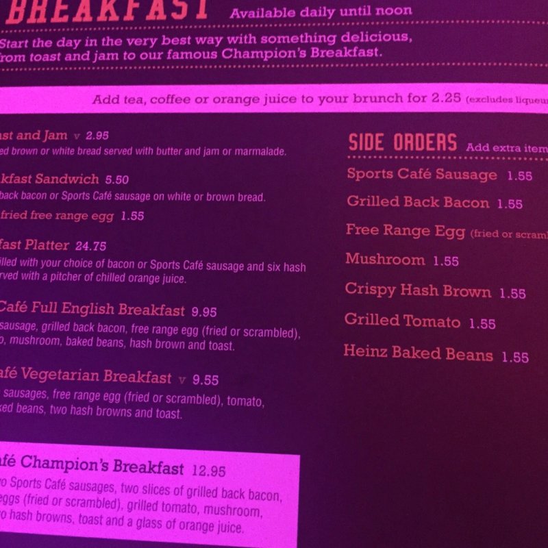 Sports Cafe