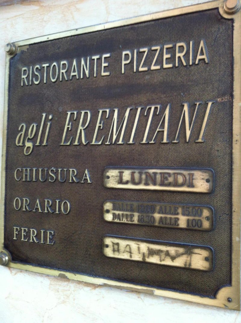 Ristorante Pizzeria agli Eremitani
