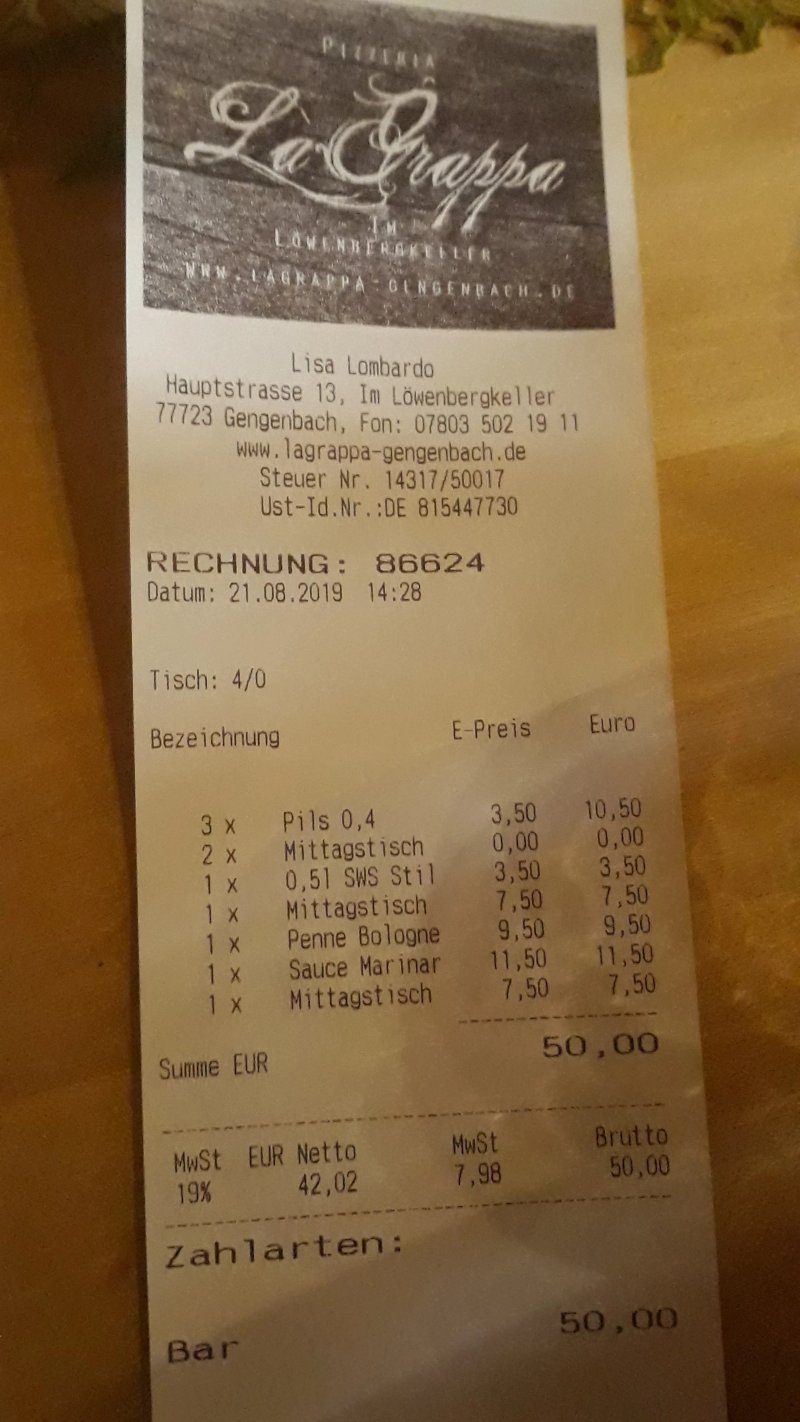 Pizzeria La Grappa
