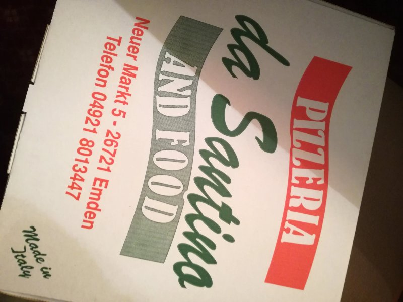 Pizzeria da Santino and food