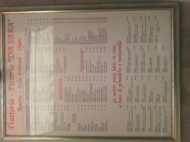 Pizzeria Ristorante da Sara