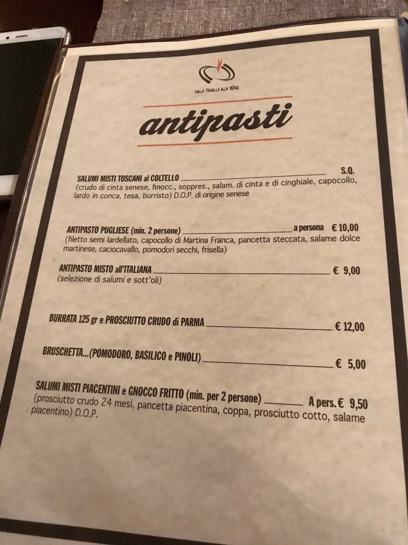 Dalla Padella alla Brace