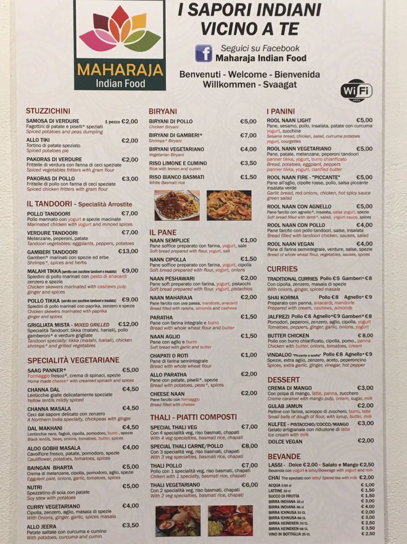 Maharaja Indian Food
