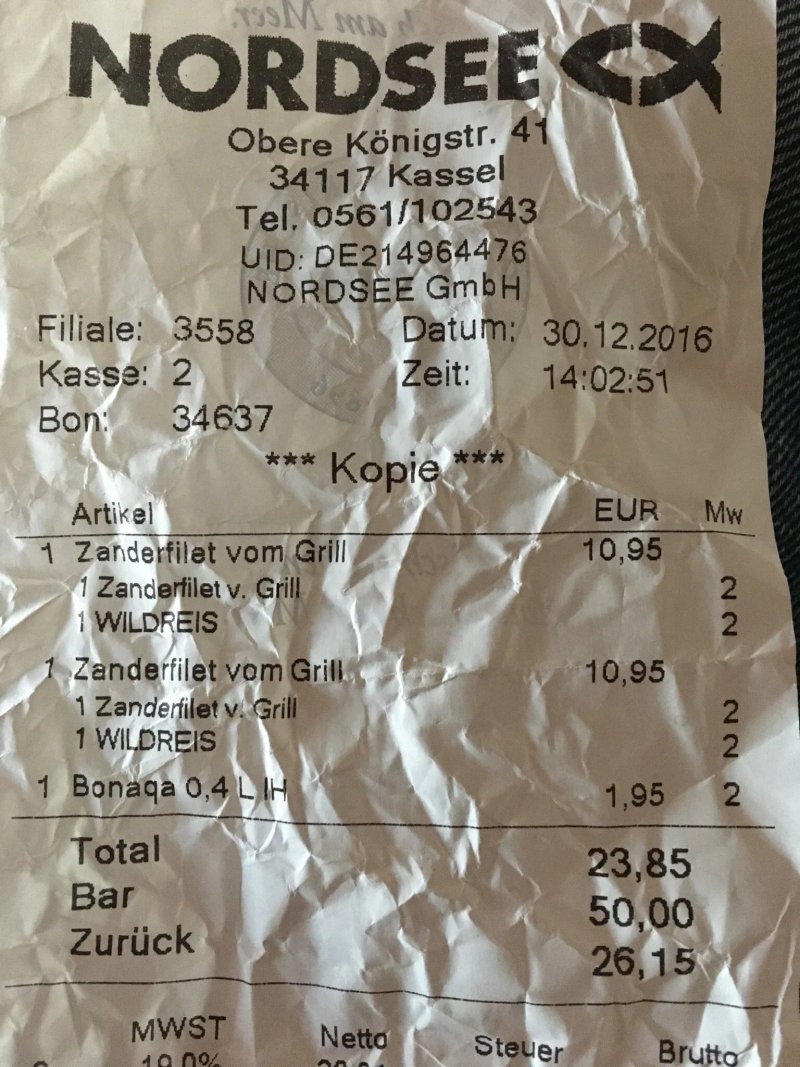 NORDSEE Kassel Obere Konigstrasse