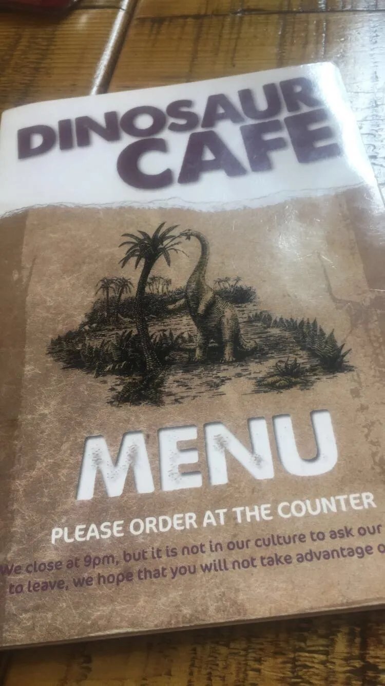 Dinosaur cafe
