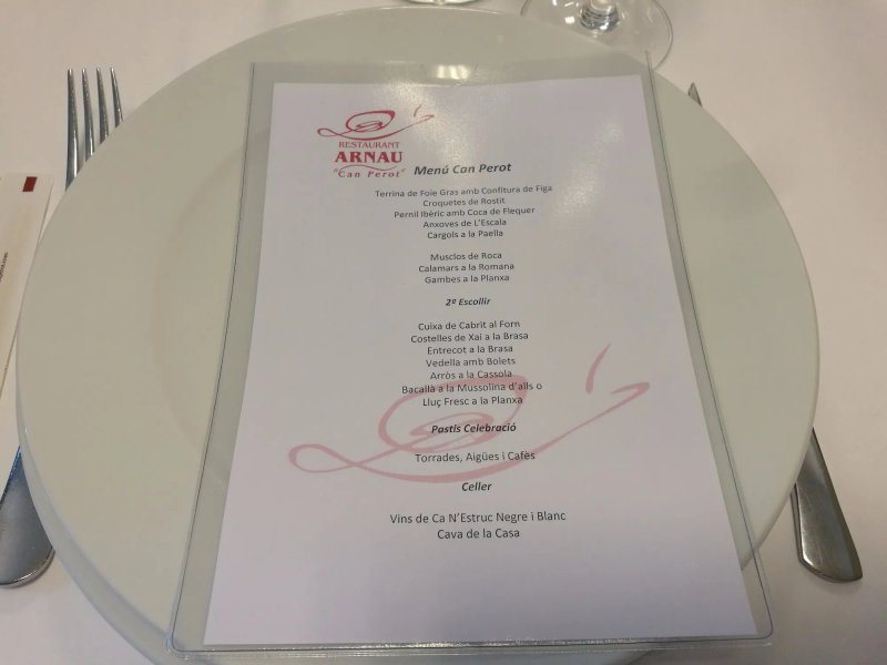 Restaurant Arnau Can Perot