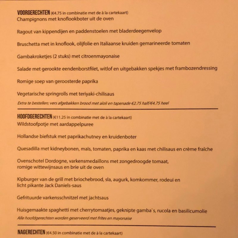 Eetcafe Gulle Graef