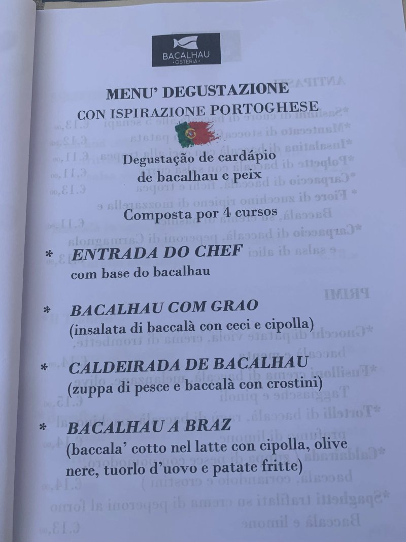 Osteria Bacalhau